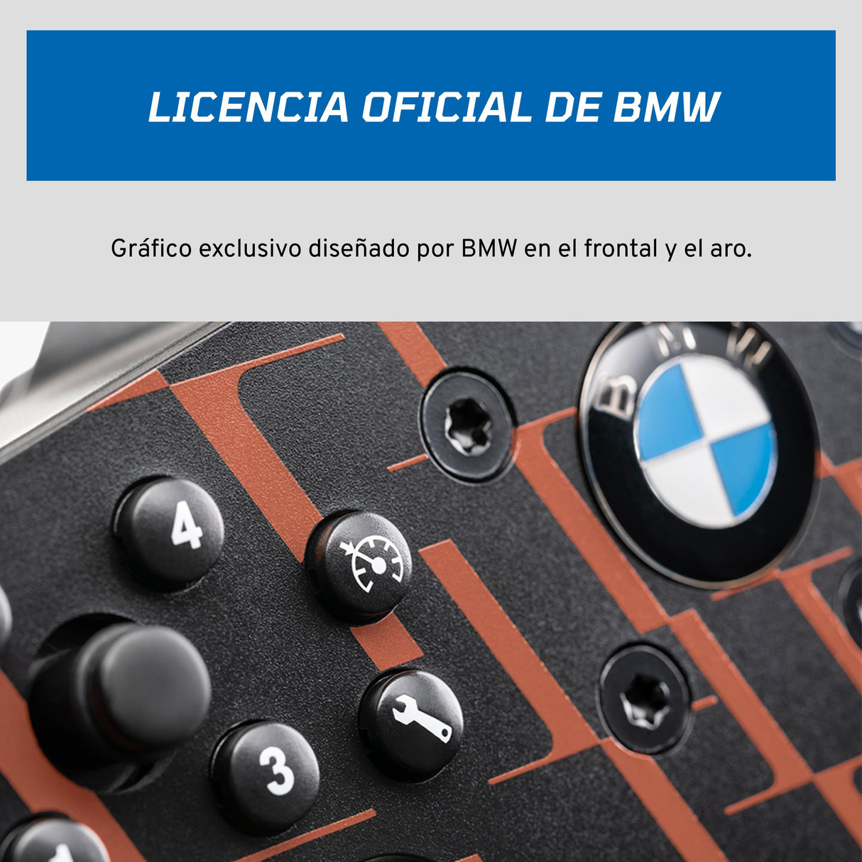 FANATEC CSL Volante de Carreras Licencia Oficial BMW – Empuñadura de Goma, LED RevStripe, Menús de Ajuste, Levas de Cambio Metálicas para PC, PS5, PS4