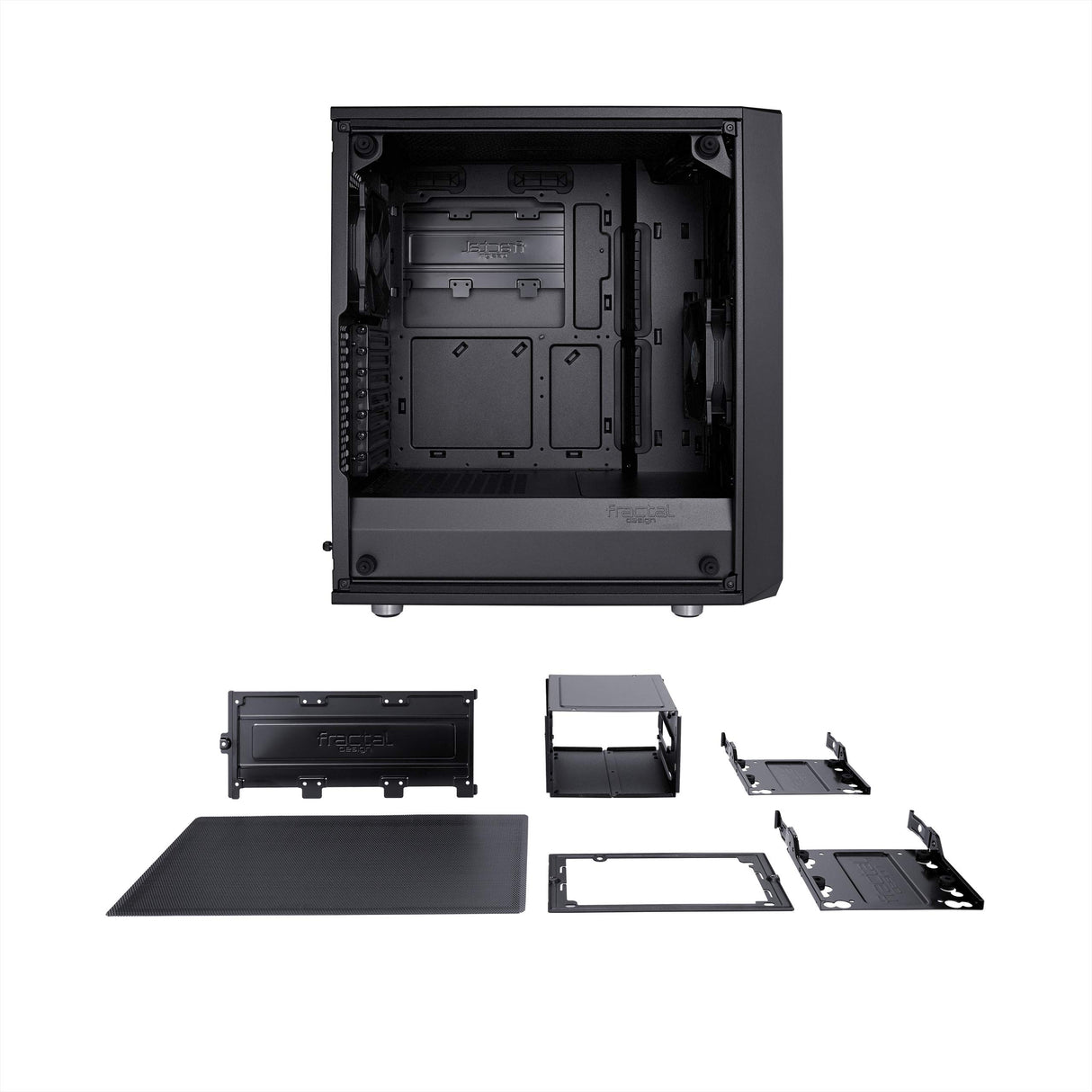 Fractal Design meshify C templado cristal ATX/mATX/ITX caja de ordenador – Negro