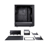 Fractal Design meshify C templado cristal ATX/mATX/ITX caja de ordenador – Negro