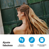 Sennheiser ACCENTUM Open Wireless - Auriculares con diseño Abierto, Sonido dinámico y Bluetooth 5.3, Resistencia a Salpicaduras IPX4, 28 Horas de autonomía y Estuche de Carga USB-C - Crema