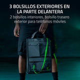 Razer Xanthus Tote Bag - Compartimento acolchado dedicado para portátil - Se adapta a portátiles de hasta 16» - Nylon repelente al agua - Transporte bidireccional con correa de hombro desmontable