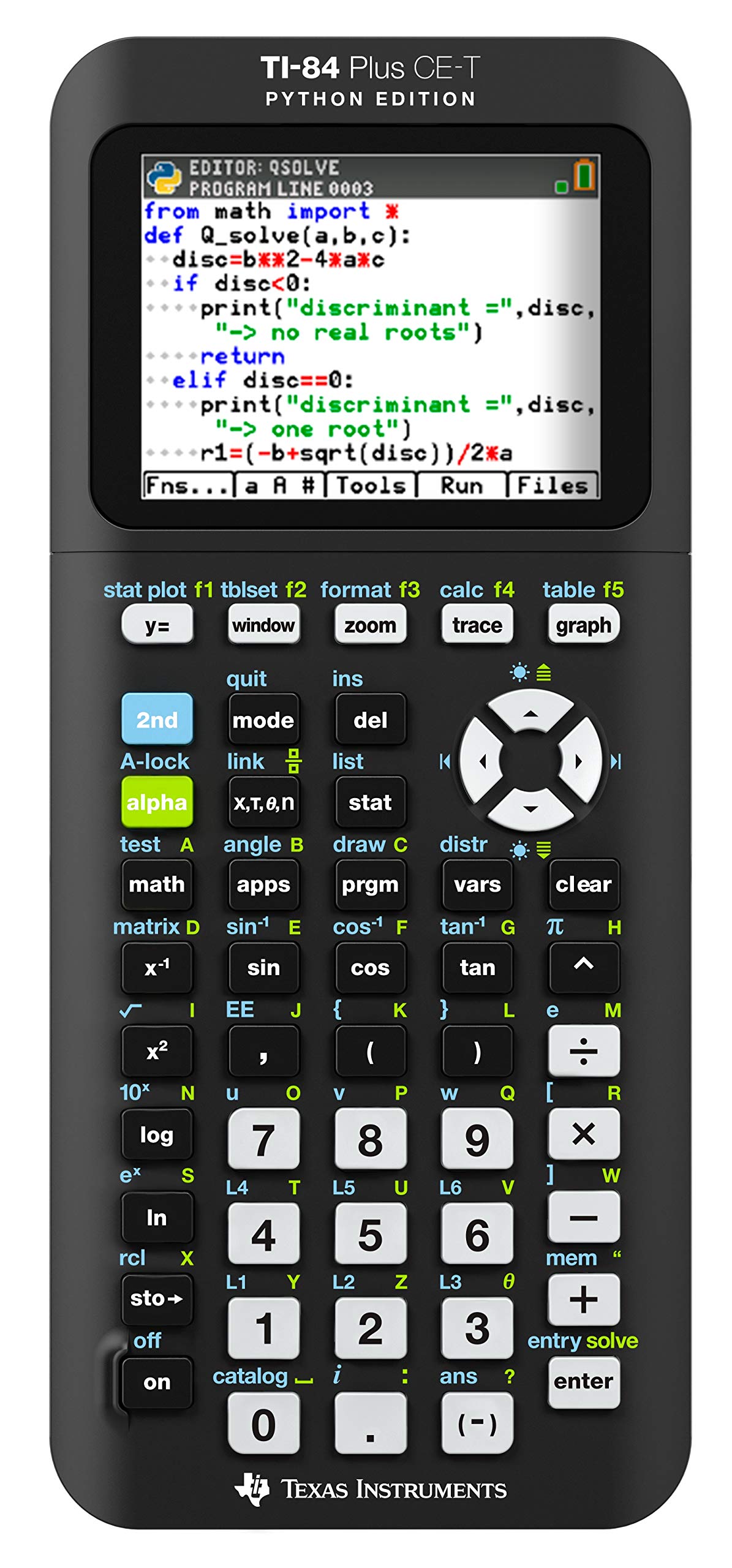 Texas Instruments TI-84 CE-T Python, Gráfica