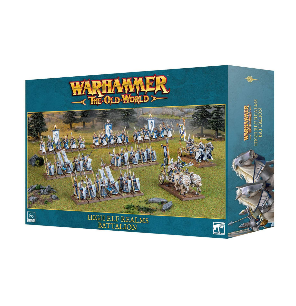 Games Workshop - Warhammer - The Old World - Batallón: High Elf Realms (Juego en Caja)