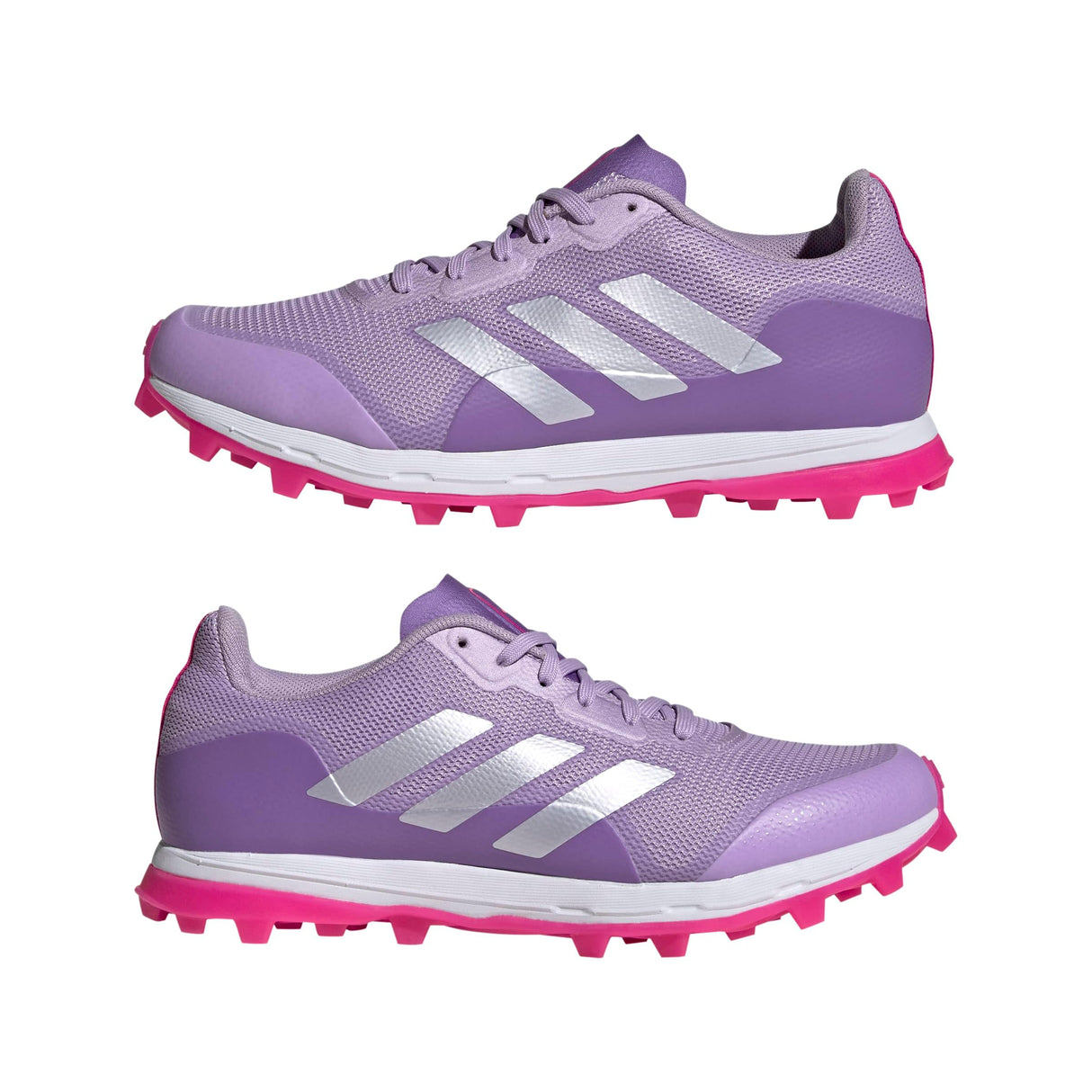 adidas Fabela Zone, Zapatos de Hockey Mujer, Powder Plum/Aurora Met. / Aurora Plum, 36 EU