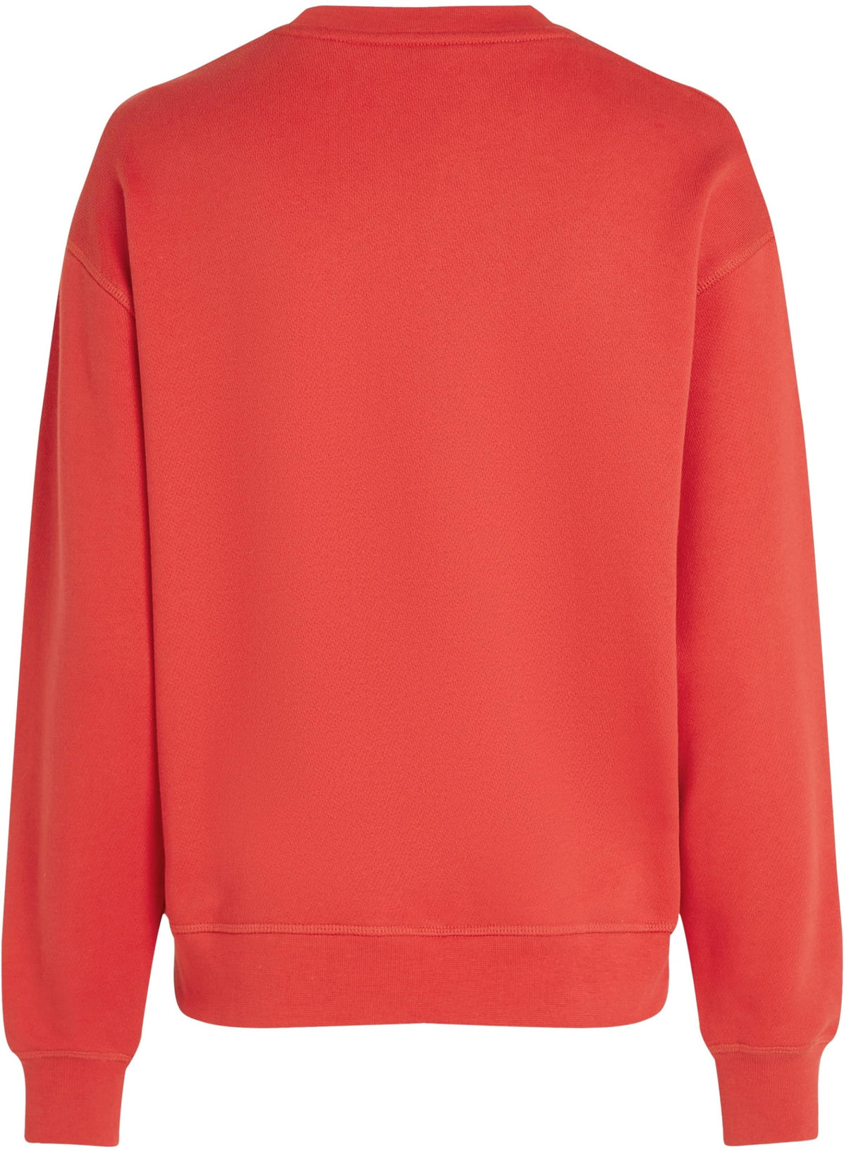 Tommy Hilfiger Sudadera Mujer Regular de algodón, Rojo (Primary Red), M