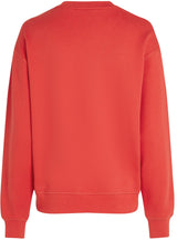 Tommy Hilfiger Sudadera Mujer Regular de algodón, Rojo (Primary Red), M
