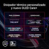ASUS ROG Strix OLED XG27ACDNG - Monitor Gaming con Panel QD-OLED 1440p de 27 Pulgadas, 360 Hz, 0,03 ms, antiparpadeo, Care+, Brillo Uniforme, Compatible con G-Sync