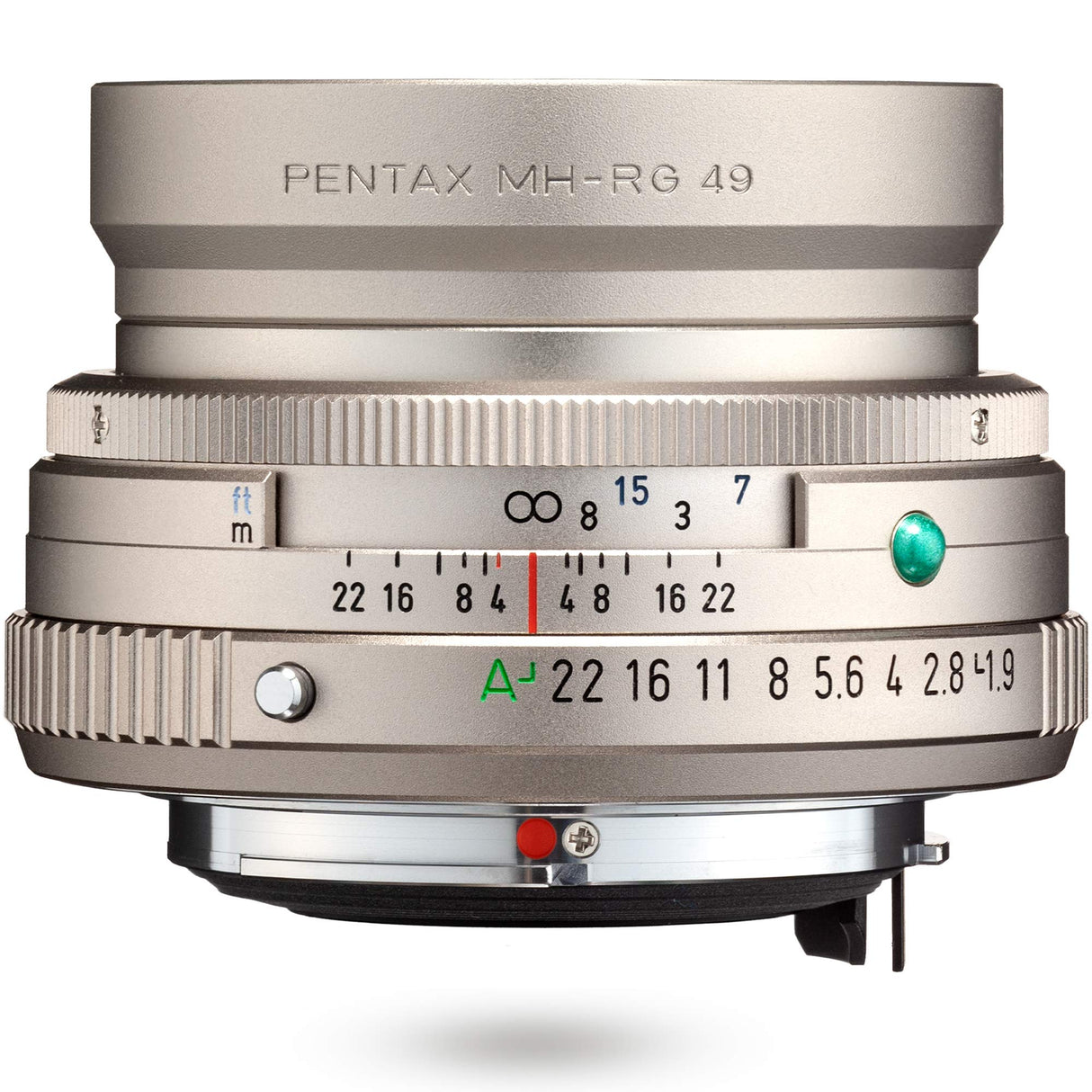 Pentax PENTAX-FA - Objetivo Gran Angular (43 mmF1.8, Revestimiento HD, para Sistema Pentax K con Sensor de 35 mm, Formato Completo, 20150), Color Plateado