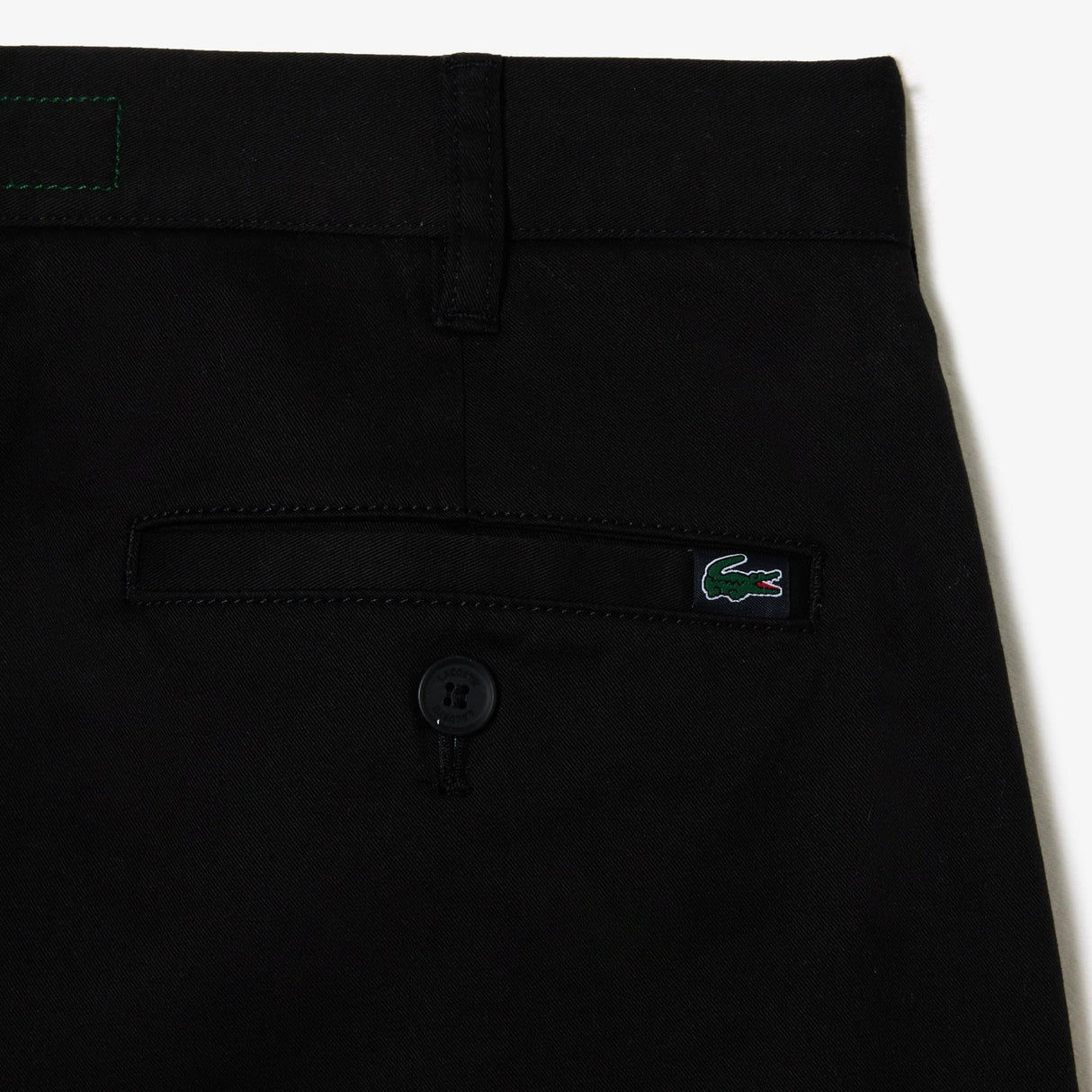 Lacoste Hh2661 Pantalones Chinos Slim fit, Negro, 36W x 34L para Hombre