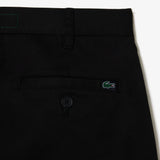 Lacoste Hh2661 Pantalones Chinos Slim fit, Negro, 36W x 34L para Hombre