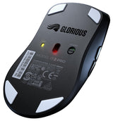 Glorious Gaming Model O 2 PRO Ratón gaming inalámbrico - 2,4 GHz 1 ms de retardo, 100M clics, 57 g ultraligero, gran batería, sensor PPP 26K, RGB, ambidiestro, 6 botones, deslizadores de PTFE - Negro