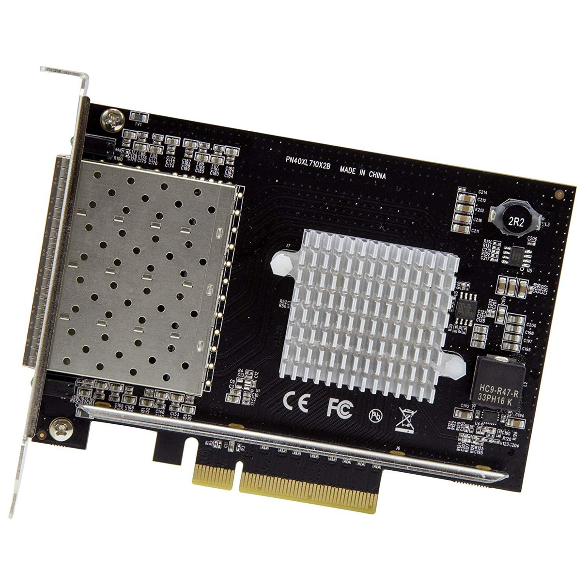 StarTech.com Tarjeta de Red PCI Express para Servidores con 4 Puertos SFP+ - Tarjeta de Red de 10 Gibabits con Chip Intel XL710