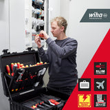 Wiha Juego de herramientas para electricistas Competence XL en surtido, de 83 unid. incl. caja de herramientas (40523)
