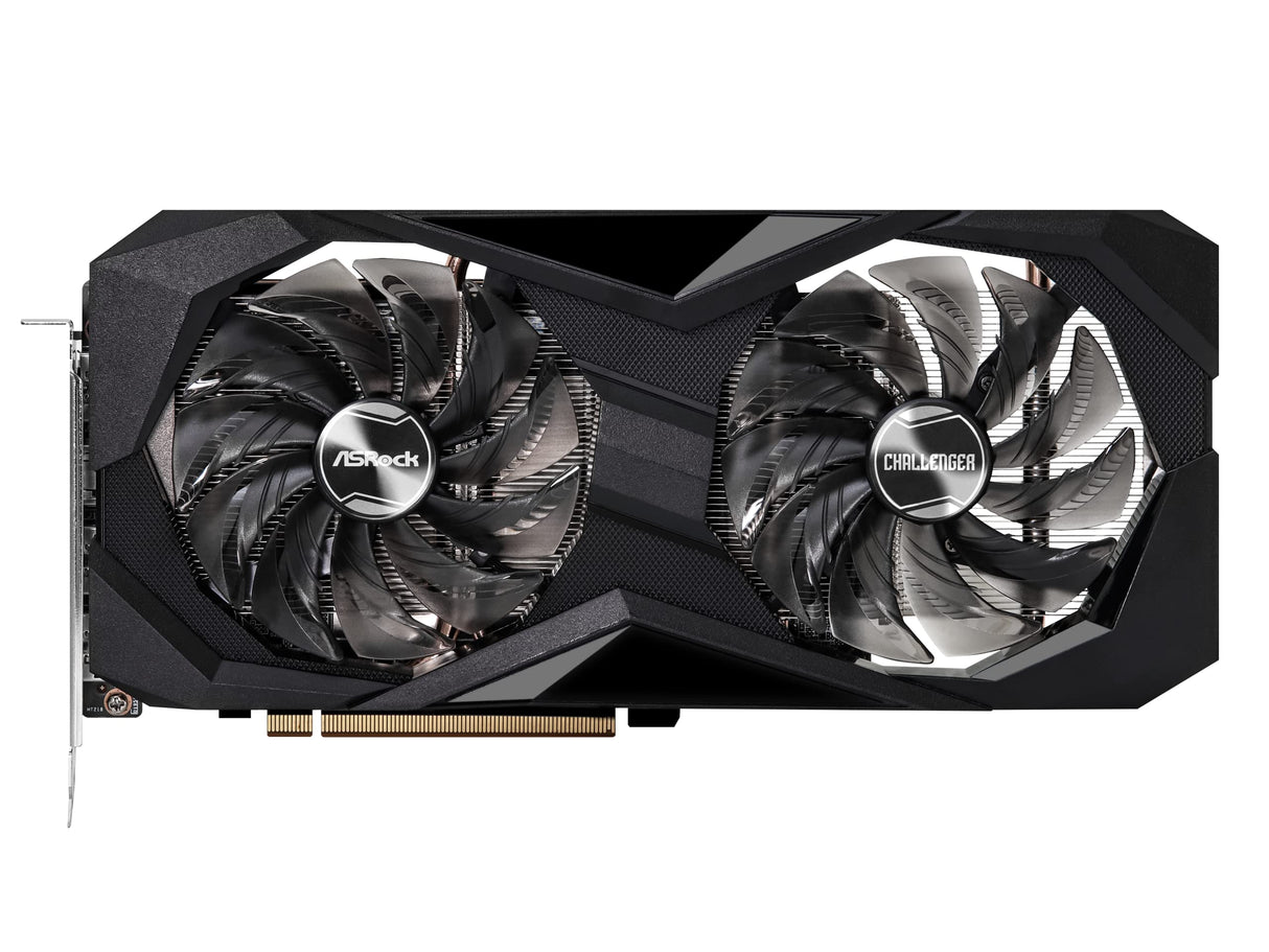 ASRock Tarjeta gráfica AMD Radeon RX 7600 Challenger 8GB OC GDDR6 DisplayPort HDMI 0dB Silent Cooling Graphics Card 128-bit 7680 x 4320 18 Gbps