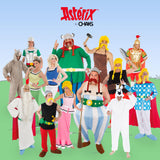 Chaks - Disfraz Obélix, set de 5 piezas, disfraz completo de galo, Astérix y Obélix, para Carnaval y Comic Con