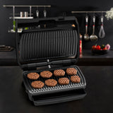 Tefal OptiGrill Elite XL GC760812 - Barbacoa de contacto con 16 programas, pantalla digital con indicador de cocción, placas XL desmontables, parrilla eléctrica, color negro
