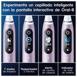 Oral-B iO 9 Cepillo de Dientes Eléctrico con Mango Recargable, 1 Cabezal, Estuche de Viaje con Cargador y Funda Magnética, Diseñado por Braun, Regalos Originales para Mujer y Hombre - Rosa