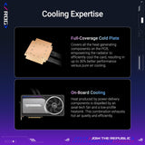 ASUS ROG Astral LC GeForce RTX 5090 OC Edition Tarjeta gráfica Gaming (PCIe 5.0, 32 GB GDDR7, HDMI/DP 2.1, Placa de refrigeración, radiador de 360mm, Ventiladores magnéticos conectables en Cadena)