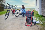 Einhell Compresor TE-AC 240/24 Silent (1500 W, máx. 10 bar, depósito 24 l, sin aceite, potencia de aspiración 240 l/min, compresor silencioso 70 dB, 2 manómetros, reductor de presión)