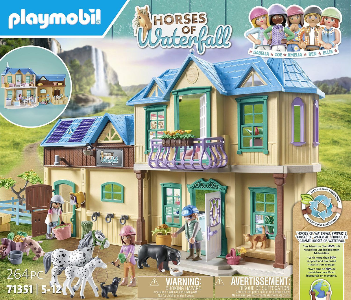 PLAYMOBIL Rancho Waterfall