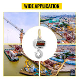 BananaB Báscula de Grúa, 5000KG Escala de Grúa Digital, 220V Báscula Digital Balanza de Pesaje Electrónica para Caza, Granja y Construcción