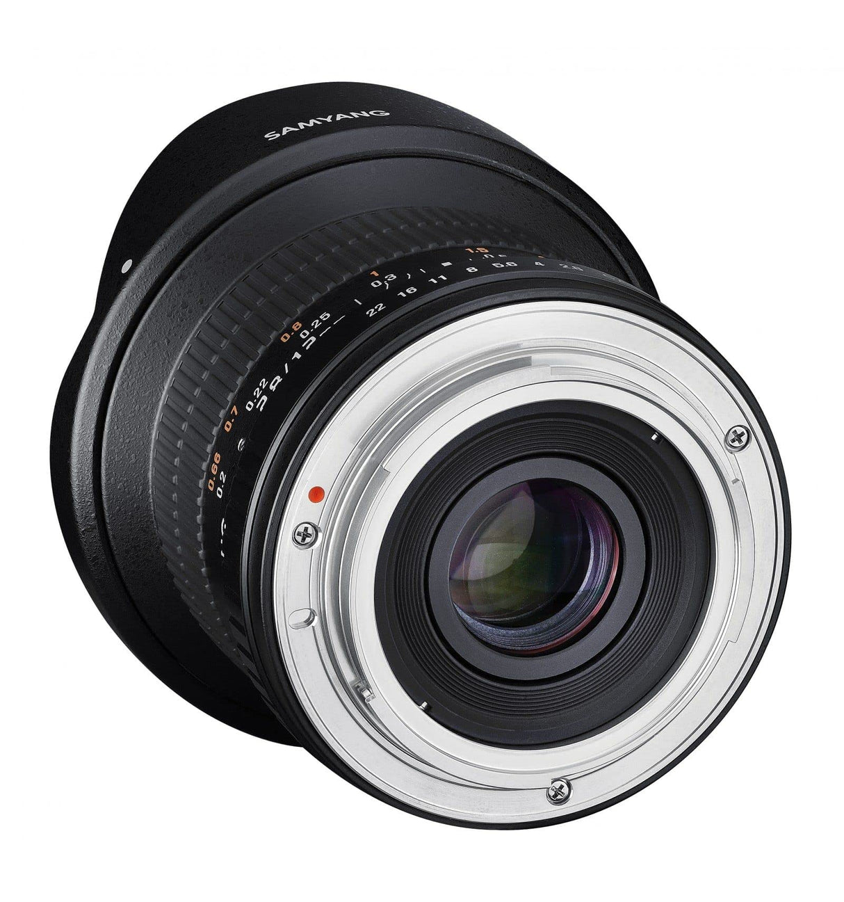 Samyang F1112110101 - Objetivo fotográfico DSLR para Fuji X (Distancia Focal Fija 12mm, Apertura f/2.8-22 ED AS NCS, Ojo de Pez), Negro