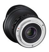 Samyang F1112110101 - Objetivo fotográfico DSLR para Fuji X (Distancia Focal Fija 12mm, Apertura f/2.8-22 ED AS NCS, Ojo de Pez), Negro