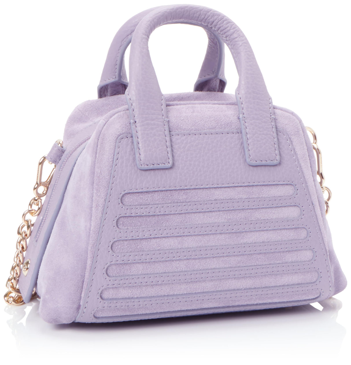 Mandarina Duck I-con Velvet Tote, Terciopelo Mujeres, Purple Impression, Talla única