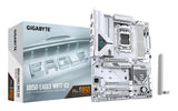 GIGABYTE B850 Eagle WIFI7 Ice Placa Base - Procesadores AMD Ryzen Serie 9000, VRM Digital de 8+2+2 Fases, hasta 8200 MHz DDR5 (O.C.), 1x M.2 PCIe 5.0 + 2X M.2 PCIe 4.0, Wi-Fi 7, LAN 2.5 GbE