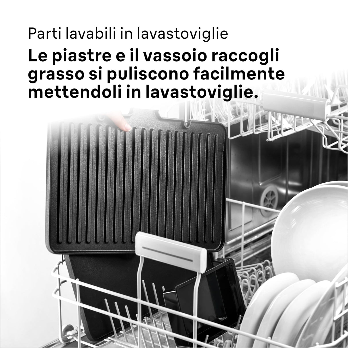 Braun MultiGrill 9 Pro CG 9160, Plancha Eléctrica con 2 Termostatos Independientes, 3 Posiciones de Cocinado, Placas Lavables en Lavavajillas, Sonda Térmica Integrada, 2200 W, Negro/Acero Inoxidable