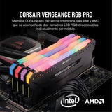 Corsair Vengeance CMW128GX4M4D3000C16 módulo de Memoria 128 GB DDR4 3000 MHz Negro