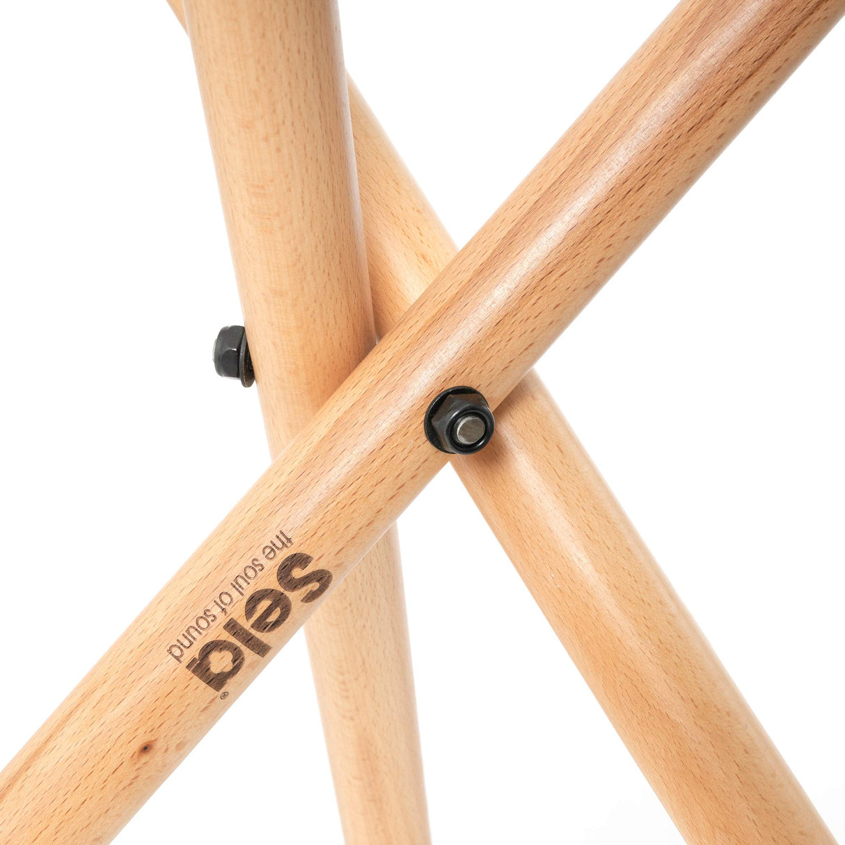 Sella SE 199 - Soporte para pana (tamaño mediano, plegable, madera de haya, altura regulable)