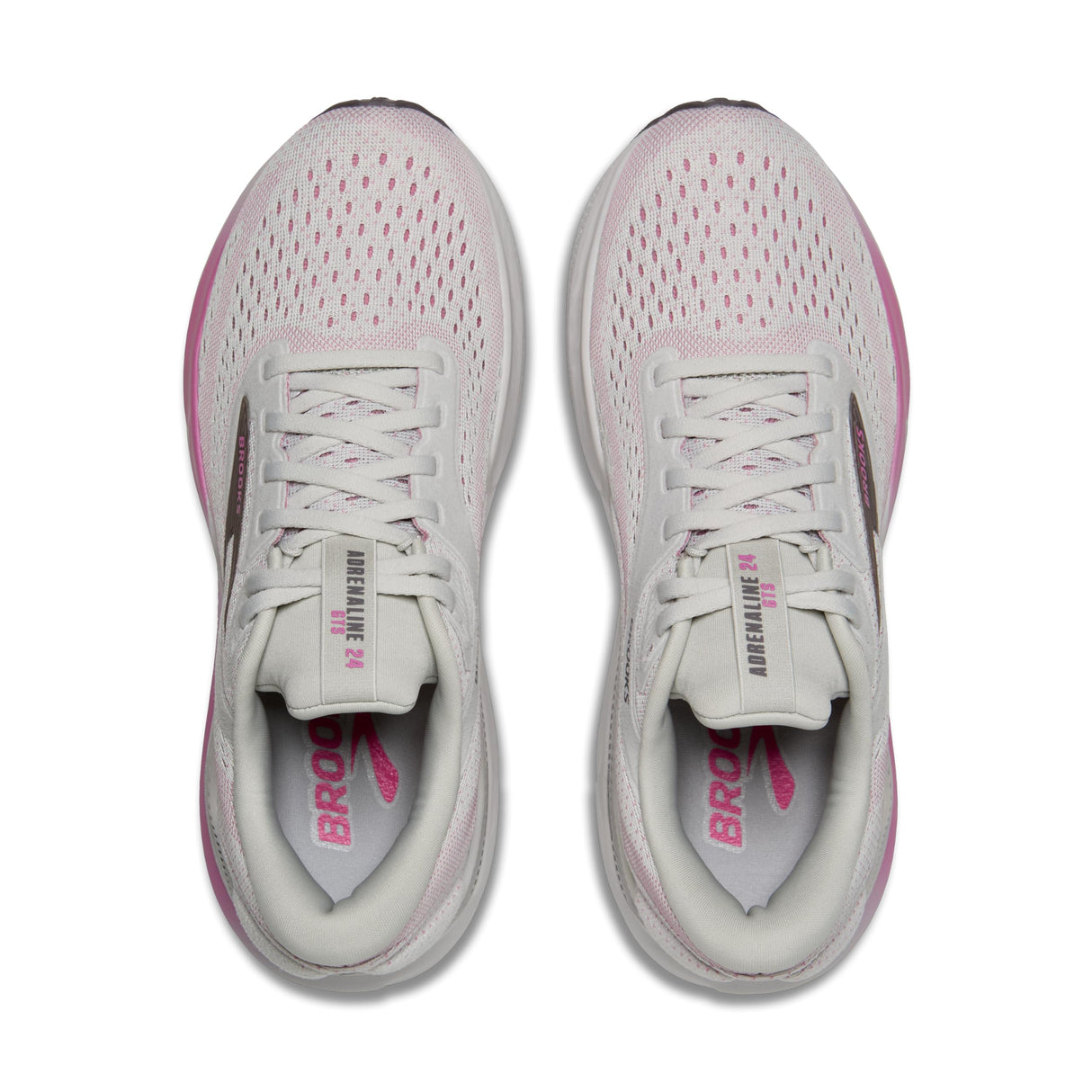 Brooks Adrenaline GTS 24, Zapatillas Deportivas Mujer, Oyster Excalibur Pink, 39 EU