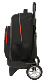 Safta MY Hero Academia - Mochila Grande con Ruedas, Compact Evolución, Extraíble, Ideal para Niños de Diferentes Edades, Cómoda y Versátil, Calidad y Resistencia, 33x22x45 cm, Color Negro