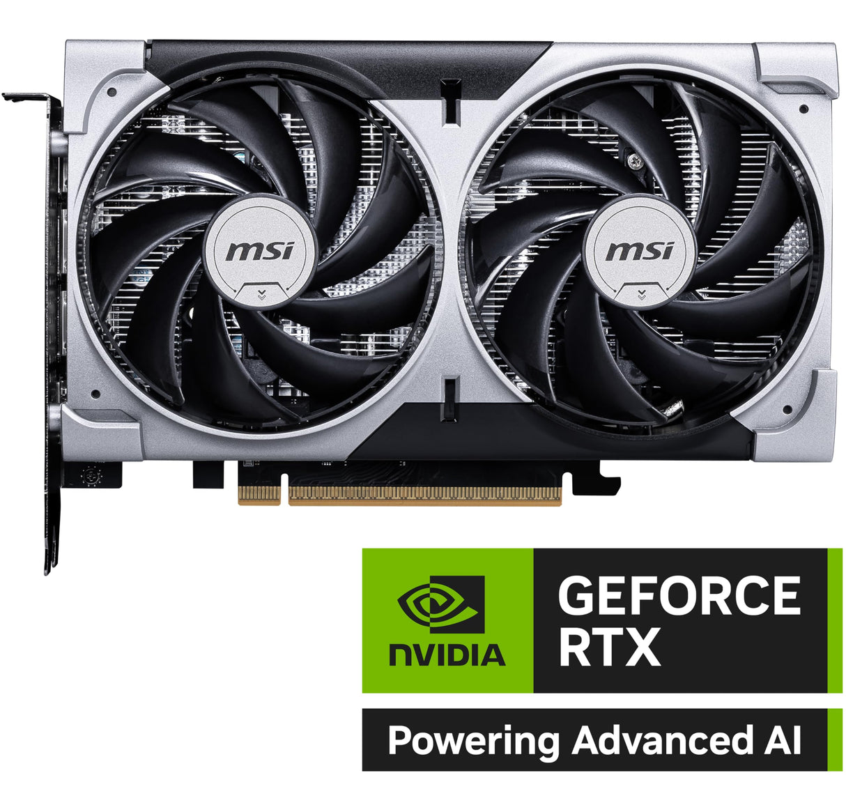 MSI GeForce RTX™ 5060 8G Ventus 2X OC, Tarjeta gráfica - NVIDIA RTX 5060, 8G GDDR7, 28 Gbps, PCI Gen 5, Negra