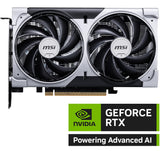 MSI GeForce RTX™ 5060 8G Ventus 2X OC, Tarjeta gráfica - NVIDIA RTX 5060, 8G GDDR7, 28 Gbps, PCI Gen 5, Negra