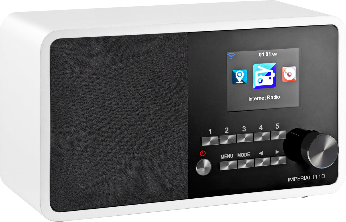 Imperial i110 Internet Digital Blanco - Radio (Internet, Digital, 5 W, 7,62 cm, 7,62 cm (3"), TFT)