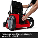 Einhell Cortacésped GE-CM 43 Li M Kit Power X-Change (36V, 43 cm ancho de corte, hasta 600 m², Brushless, función de mulching, 63L bolsa recolectora, con 2x 4,0 Ah baterías y 2x cargadores)