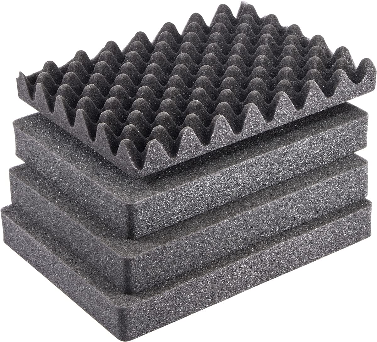 Peli 1507AirFS Set de espumas de repuesto, accesorio original para maletas Peli Air, compatible con: Peli Air 1507, color: negro