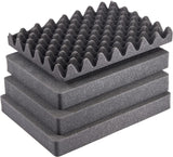 Peli 1507AirFS Set de espumas de repuesto, accesorio original para maletas Peli Air, compatible con: Peli Air 1507, color: negro