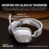 Corsair HS80 MAX Wireless Auriculares para Juegos Multiplataforma con Bluetooth – Dolby Atmos – Micrófono de Calidad Broadcast – Compatible con iCUE – PC, Mac, PS5, PS4, Switch, Móvil – Blanco