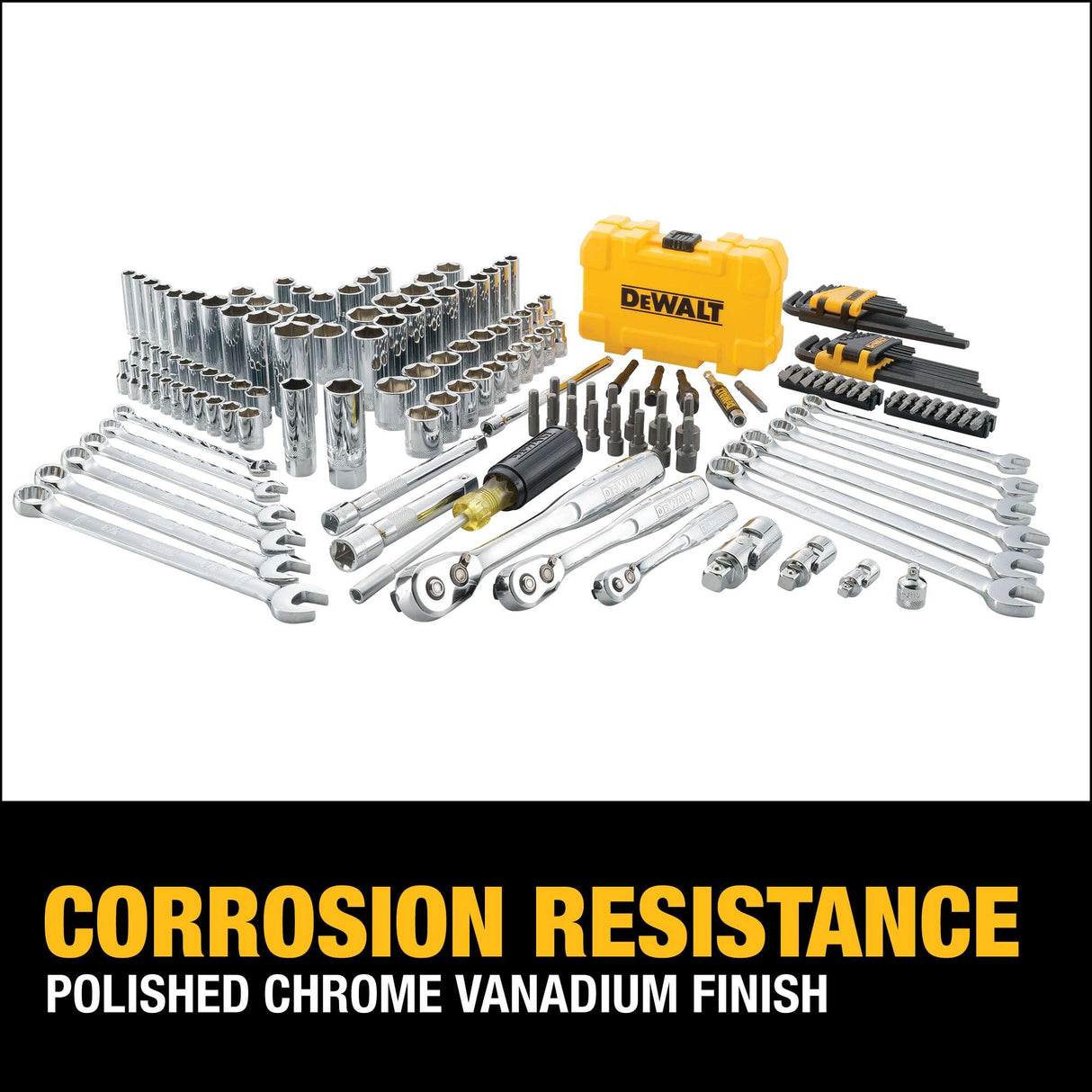 DeWalt dwmt73803 mecánica Kit de herramienta conjunto con funda (168 piezas)