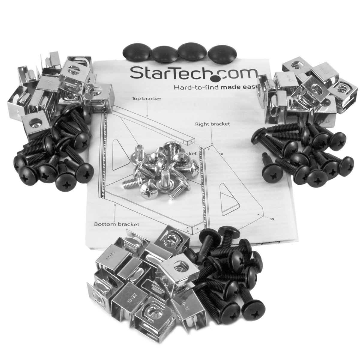 StarTech.com Armario Rack 12U de Marco Abierto con 2 Columnas y de Servicio Pesado - Soporta 160 kg - Rack 12U 19" de Sobremesa para equipos de TI, para Medios, AV o de Ordenador (2POSTRACK12)