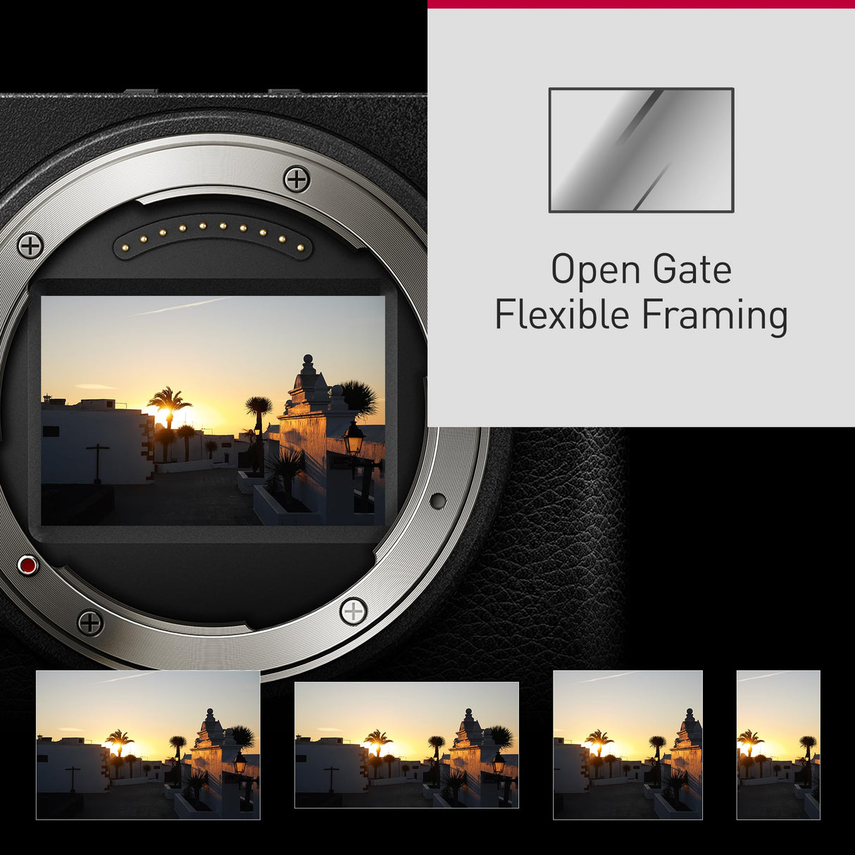 Panasonic Lumix DC-S9NE-R Cámara para Vlog con Fotograma Completo y Puerta Abierta sin Espejo, 24,2 MP, Vídeo 6K/4K, PDAF de 779 Puntos, WiFi 5 GHz, Rojo, con S-R1840 18-40mm S Lente De Cámara