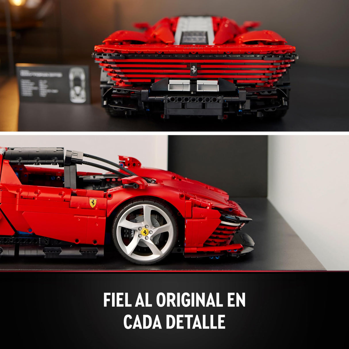 LEGO Technic Ferrari Daytona SP3, Maqueta de Súper Coche Rojo para Construir, Escala 1:8, Regalo Coleccionable para Hombres y Mujeres, Ultimate Car Concept 42143