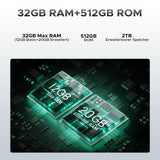 DOOGEE S Cyber Pro Movil Irrompible 2025, 32GB+512GB/2TB Movil Resistente, Helio G100 Octa Core, Móvil Rugerizado 10800mAh/33W, 6.6" FHD+ 120Hz, 50MP+32MP+20MP Visión Noctura, IP68/Face ID/NFC/GPS