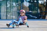 Crazy Cart Shuffle de Razor Drifting Go-Kart para niños a Partir de 4 años, tecnología Crazy Cart Drift Bar, Marco Ajustable con 5 ajustes de Longitud, Color Azul