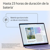 Microsoft Surface Laptop | Copilot+ PC | Pantalla táctil LCD 13'' | Snapdragon X Plus | 16GB RAM | Almacenamiento de 512GB | Último Modelo | Violeta