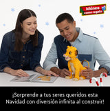 LEGO | Disney El Rey León: Simba Joven Maqueta para Adultos, Regalo para Mujeres y Hombres, Figura de Animal Coleccionable, Actividad Creativa, Decoración para el Hogar y Oficina 43247