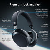 Sennheiser MOMENTUM 4 - Auriculares inalámbricos edición especial, Bluetooth para llamadas nítidas con cancelación de ruido adaptativa, duración de la batería de 60 horas, sonido personalizable, negro